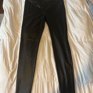 G by Guess Black Faux Leather Leggings